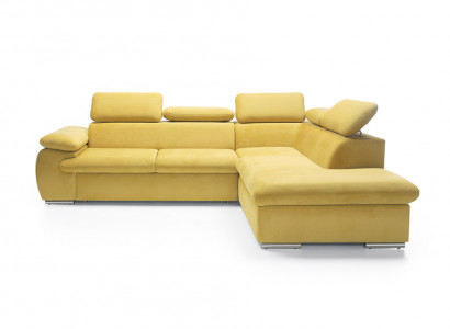 Design corner sofa L-shape sofa couch upholstered sleeper sofa fabric bed function sleep