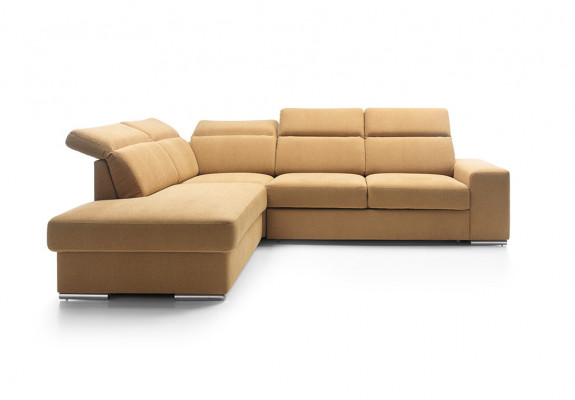 Corner sofa L-shape AVANT corner couch with sleeping function couch corner sofa living area
