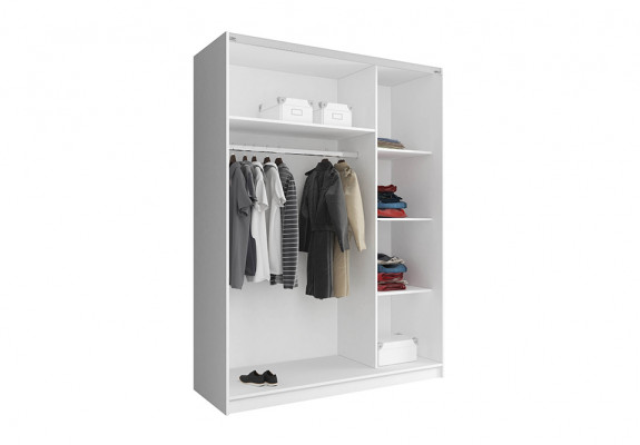 Wardrobe storage shelf cabinet archive sliding doors sliding doors office 150cm