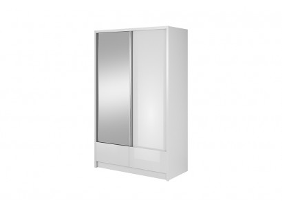 Wardrobe Storage 130cm Shelf Cabinet Archive Sliding Doors Sliding Doors Office