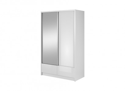 Wardrobe Storage 130cm Shelf Cabinet Archive Sliding Doors Sliding Doors Office