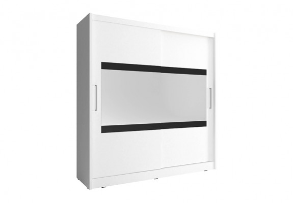 Wardrobe MAJA IV 200 Wardrobe Bedroom Closet Cabinet