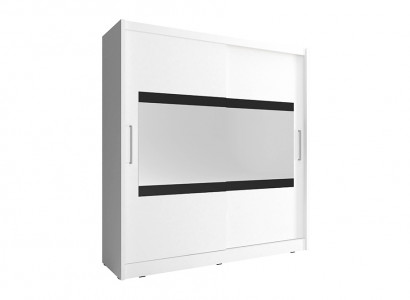 Wardrobe MAJA IV 200 Wardrobe Bedroom Closet Cabinet