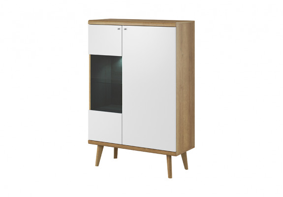 Modern wooden sideboard dresser living room cabinet