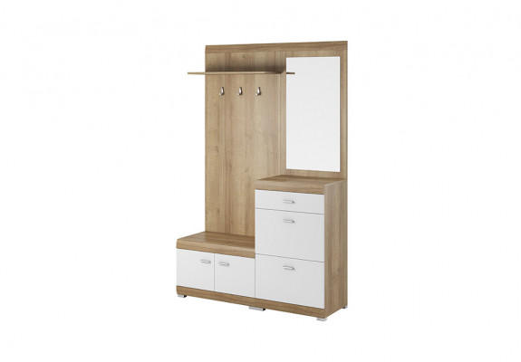 Wardrobe Wardrobe Set Hallway Foyer Set Storage Cabinet Door New