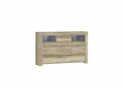 Sideboard SK155 Sideboards Cabinet 2 Doors MDF Wood Cabinet 4 Drawers