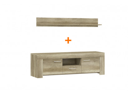 Shelf + TV Cabinet Sideboard TV SRTV155+P155 TV Wall