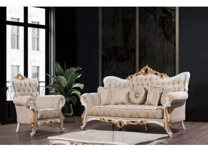 Sofa set 3+1 seater set design sofas upholstered couches leather relax classic