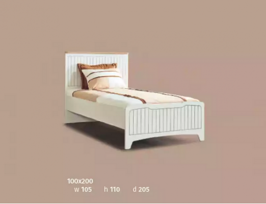 Modern complete youth room luxury children's room set 3-piece white