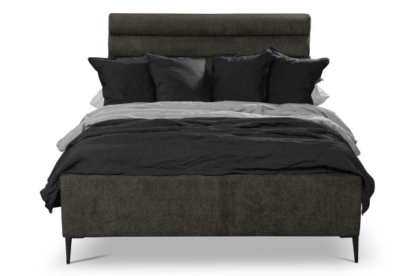 Textile bed gray design luxury double bedroom beds double bed.