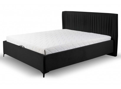 Hotel bed luxury design beds upholstery wood textile bedroom 180x200 new
