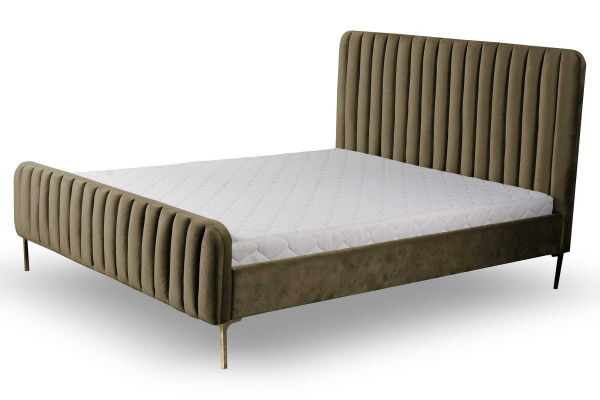 Modern bed upholstery design luxury double bed hotel design beds furniture wooden bed