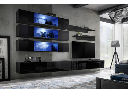 Living room wall unit RTV living room furniture sideboard wall shelves TV wall cabinet new