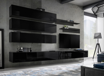 Wall cabinet design living room living room wood furnishing wall shelves new