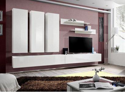 Complete wall unit wooden furniture designer living room furniture luxury wall cabinet