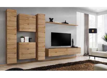 Wall cabinet living room designer wall unit wall shelf wood wall cabinet
