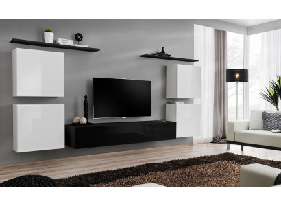 Complete White Wall Cabinet Living Room Wall Luxury Living Room Sideboard TV Stand Modern