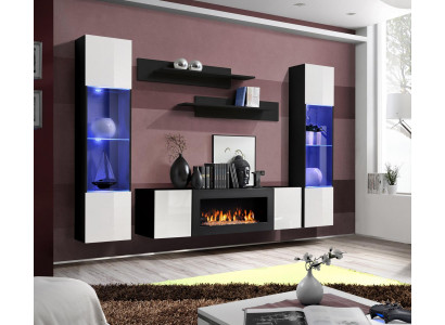 Luxury Living Room Wall Modern Designer Hanging Display Cabinet Sideboard Furnishings