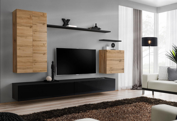 Wall unit, wall cabinet, wall shelf, modern design TV stand, living room furnishings