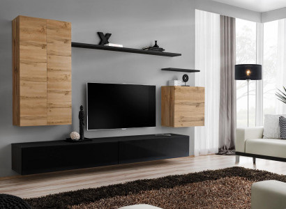 Wall unit, wall cabinet, wall shelf, modern design TV stand, living room furnishings