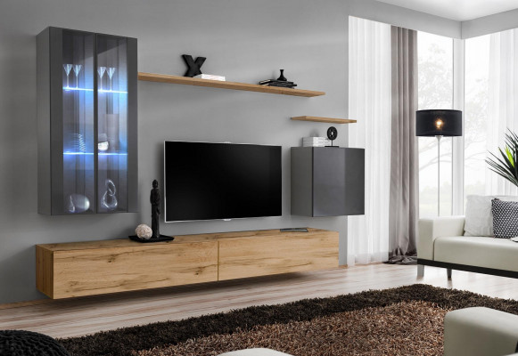 Designer complete luxury set living room furniture shelves style modern sideboard