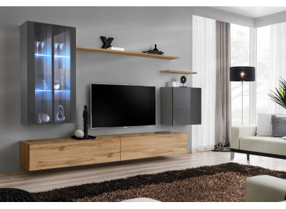 Designer complete luxury set living room furniture shelves style modern sideboard