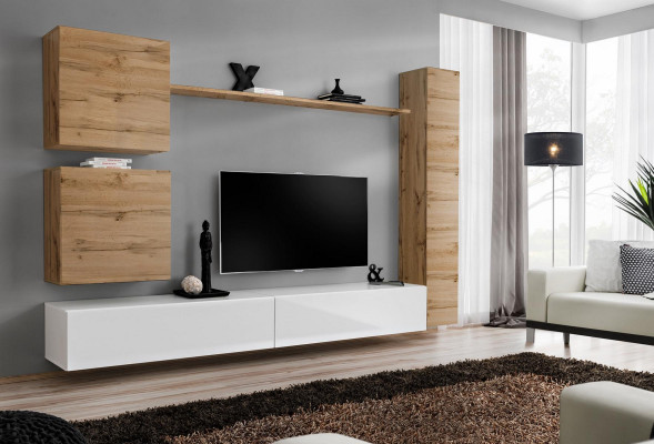 Living room furniture wall unit designer shelf TV stand sideboard wooden furniture