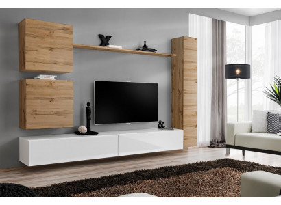 Living room furniture wall unit designer shelf TV stand sideboard wooden furniture