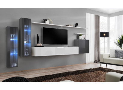 Complete wall unit TV stand wall shelf luxury wall cabinet furnishing designer