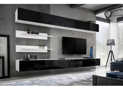 Wall cabinet living room TV stand luxury living wall wooden furniture new modern