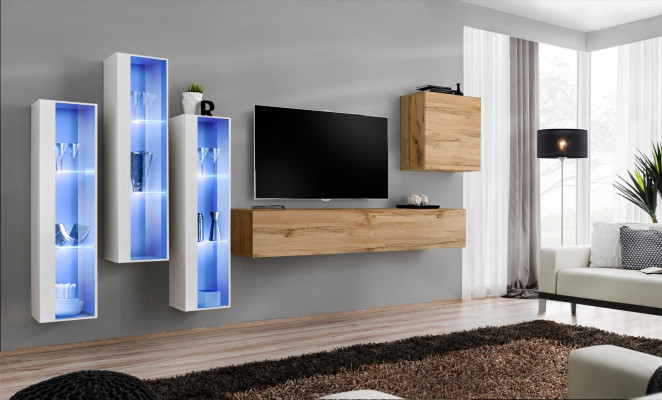 Living room furniture designer wall unit TV stand high-gloss sideboard wall cabinet
