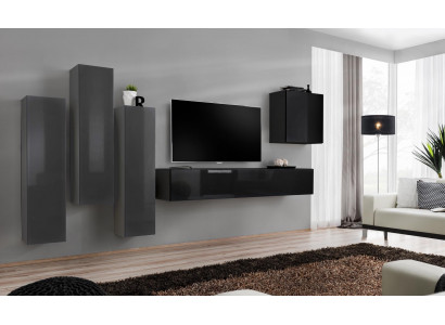 Design living room wall unit TV stand 3x wall cabinet sideboard cabinet luxury furniture