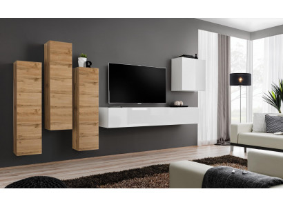 Living room wall unit cabinet sideboard furniture TV stand modern
