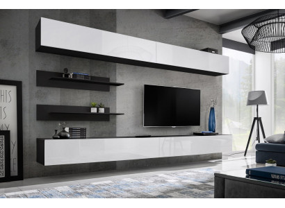 Living room wall unit set wall cabinet living room new wooden furniture