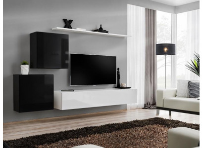 Living room wall unit white TV stand design sideboard furniture wall cabinet
