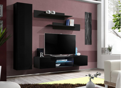 Wall unit furniture wall cabinet design wood designer modern set