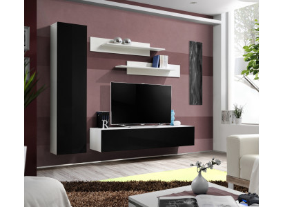 Luxury Wall Unit Designer TV Stand Sideboard Living Room Furniture 4-Piece Set