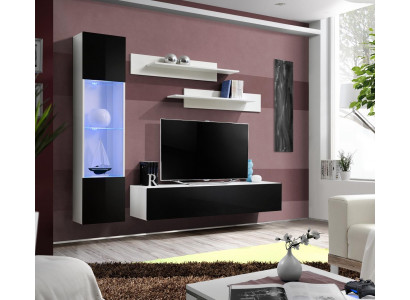 Living room furniture set wall unit TV stand design hanging display cabinet furnishing furniture