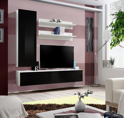 Modern wall unit luxury living room furniture design TV stand wall cabinet
