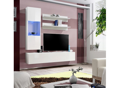 Living room wall unit TV stand lowboard designer wall cabinet wood furniture