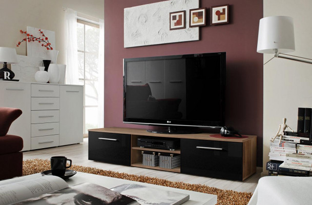 TV stand RTC lowboard living room wall furniture sideboard wood modern design