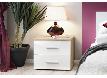 Bedroom Designer Beige Nightstand Modern Decor Side Tables