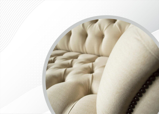 Chesterfield Cream Textile Living Room New Creative Modern Design Furniture Luxury Sofa