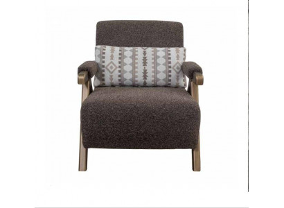 Brown armchair designer single-seater living room 1-seater luxury chair new