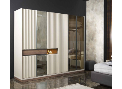 Modern wardrobe luxury cabinet wood bedroom furniture design white new