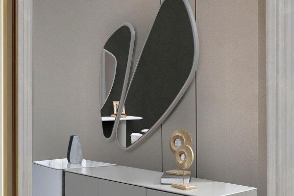 Dresser set with mirror cabinet modern bedroom set white