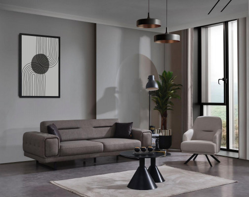 Luxury Sofa Set 2-piece Armchair Luxury Sofa Couch Three-seater Living Room Furniture