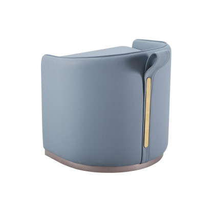 Armchair Leather Stool Luxury Modern Design Living Room Furniture Leather