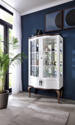 Classic display cabinet, living room display cabinet, display shelf, cabinets