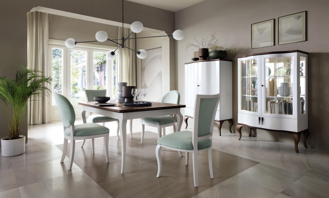 Luxury Designer Wooden Dining Table Extendable 140/330cm Living Dining Room Furniture New